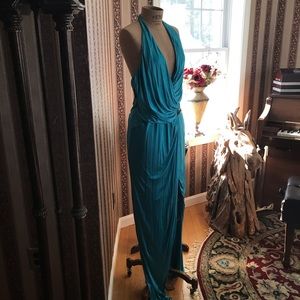 NWT Versace blue dress/gown